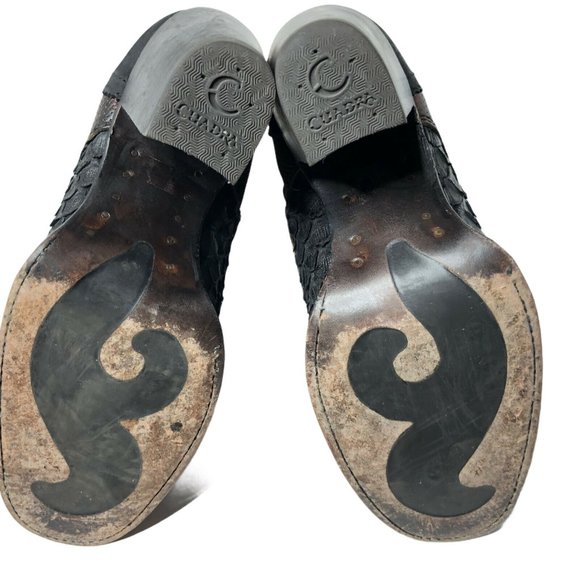 Cuadra High Heel Booties Python Skin Size 7 - Picture 5 of 10